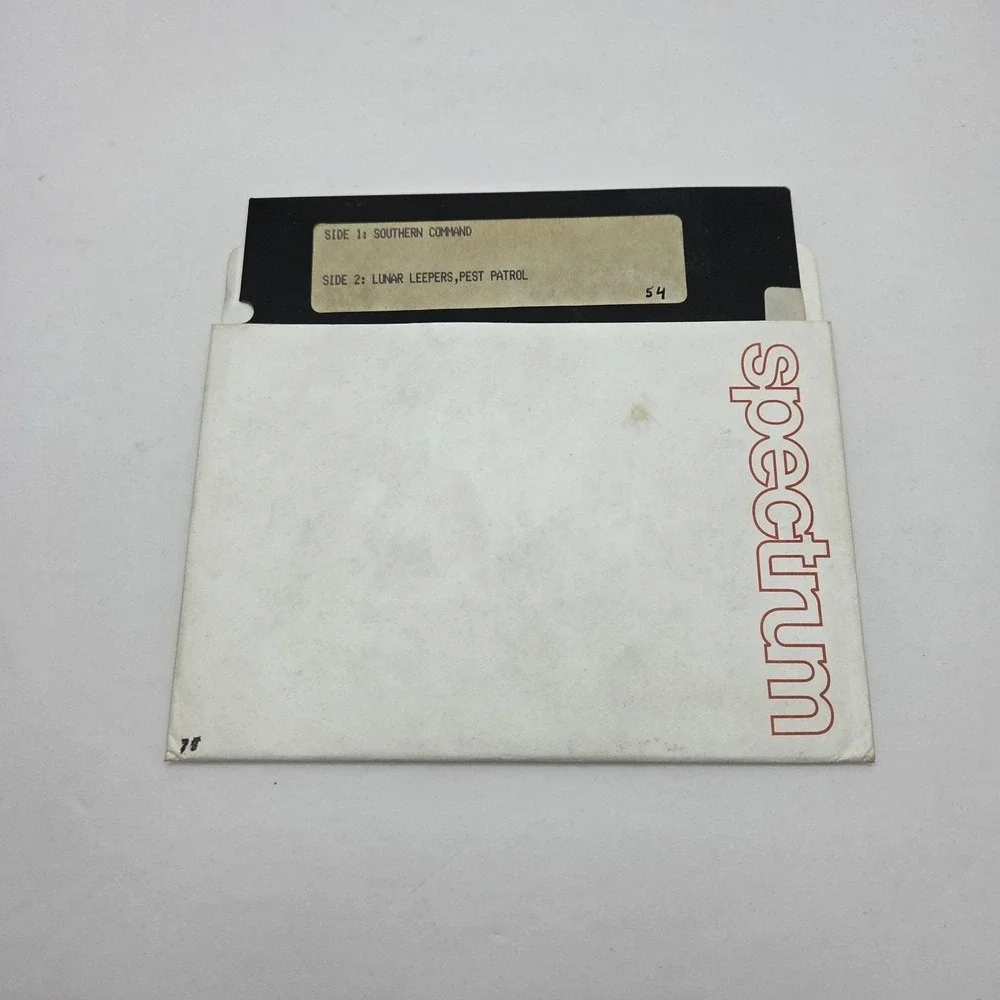 Southern Command Lunar Leepers Vintage Arcade Games 5.25 Floppy Untested